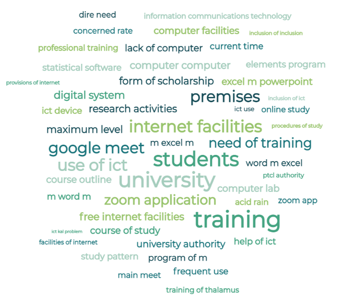 Figure 1: Word Cloud Thematic Analysis