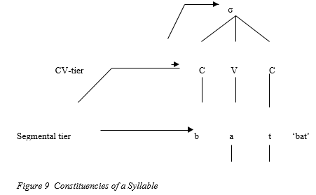 Figure 9: Constituencies of a Syllable