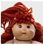 Figure 3. Close-up of a Cabbage Patch Kid doll with yarn hair (Aziz Hazara visual corpus)
