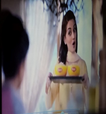 This commercial has been taken from the category of foods and beverages. The rate of occurrence of t