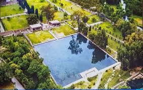 Figure 4: Bird's Eye view of Mughal Garden -Wah