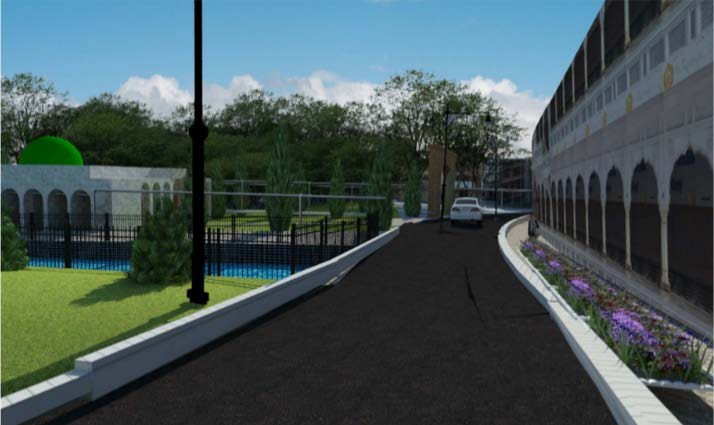 Figure 19: Proposed Uplifting of Mughal Lalazar Garden