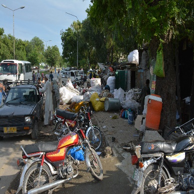 Figure 3-7. Condition of Unrecognized katchiabadis Unhealthy and Unhygienic living conditions in Un-