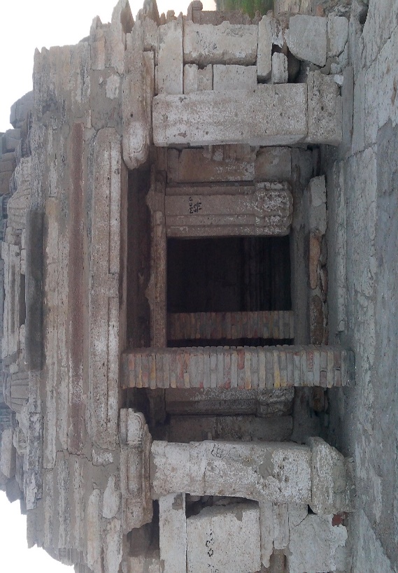 Image 10: (Bodhesar): Main Entrance of Jain Temple-I and Extra Support to the Beam